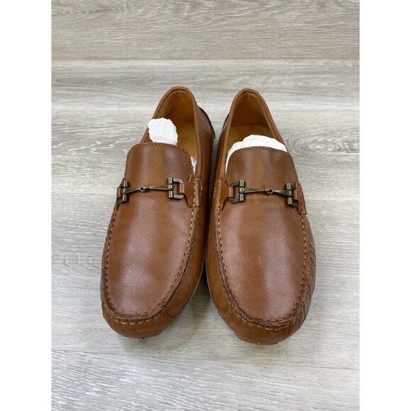 Cole Haan Wyatt Bit C35784 Men 9.5M Brown Leather Horsebit Driver MoccasinLoafer - Picture 2 of 10